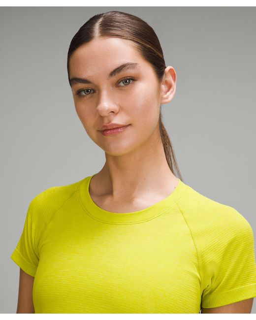 lululemon athletica Yellow Swiftly Tech Short-sleeve Shirt 2.0