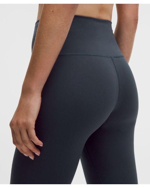lululemon athletica Blue Wunder Train No Line High-Rise Tight 28"