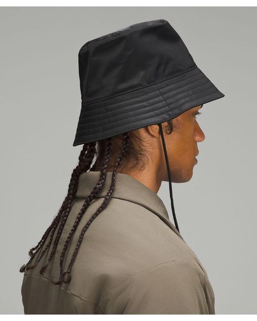 lululemon athletica Black – Nylon Bucket Hat – – Size Large/Xl