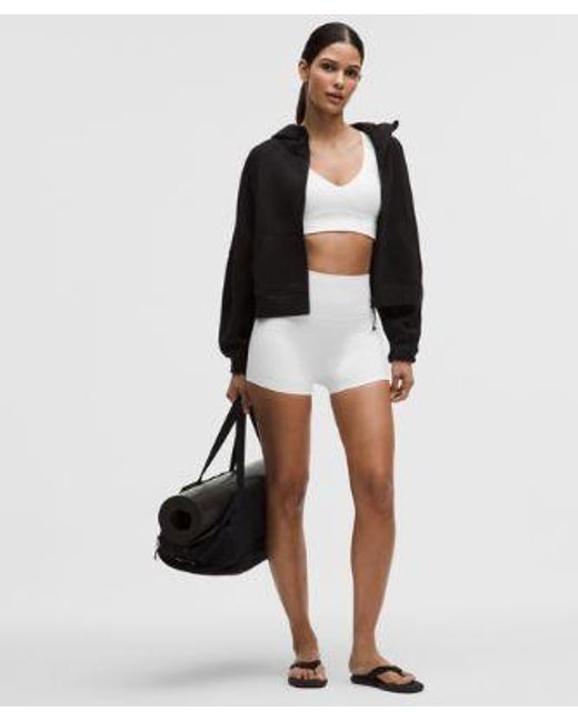 lululemon athletica White – Focuser V-Neck Sports Bra Light Support, A/B Cup – –