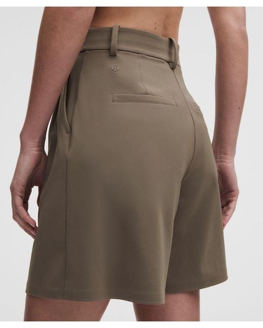 lululemon athletica Natural Daydrift Pleated High-Rise Short 7"
