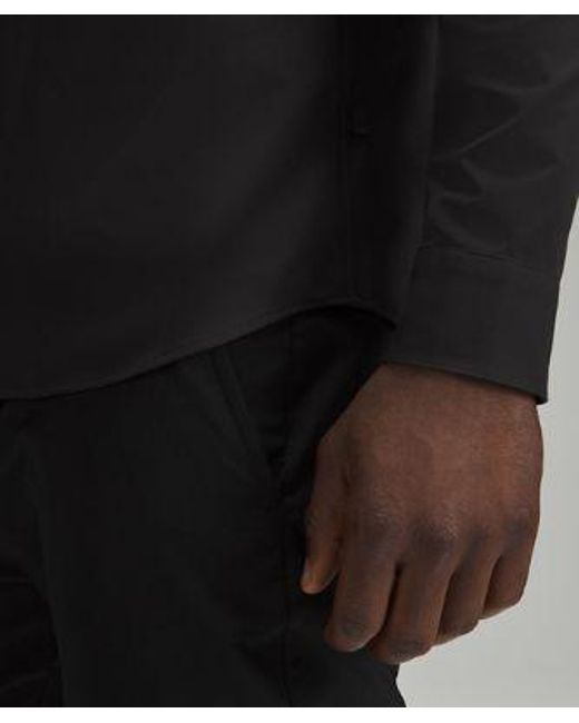 lululemon athletica Gray – New Venture Slim-Fit Long-Sleeve Shirt – – for men