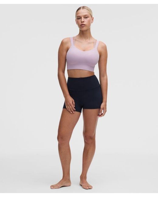 lululemon athletica Blue Like A Cloud Longline Bra