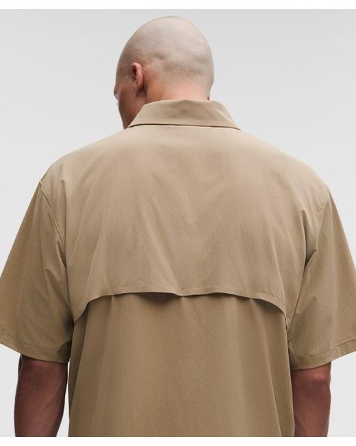 lululemon athletica Natural – Water-Repellent Golf Pullover – Color Khaki – Size Large for men
