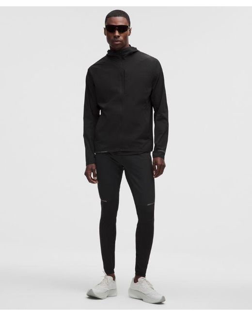 lululemon athletica Black – Fast And Free Hooded Jacket – – for men