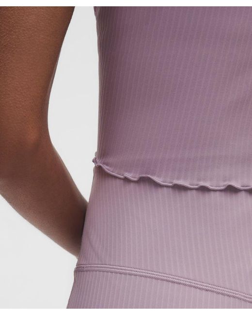 lululemon athletica Purple – Align Lettuce-Hem Baby Tee – /Pastel – Size 4