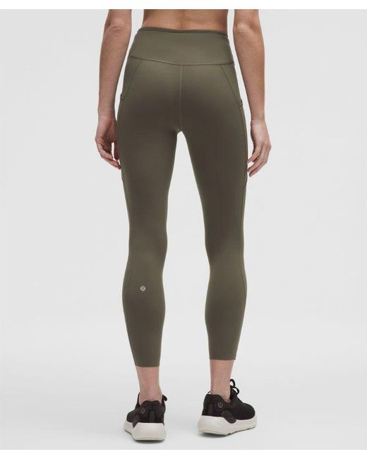 lululemon athletica Green Fast And Free High-Rise Leggings 25" 5 Pocket