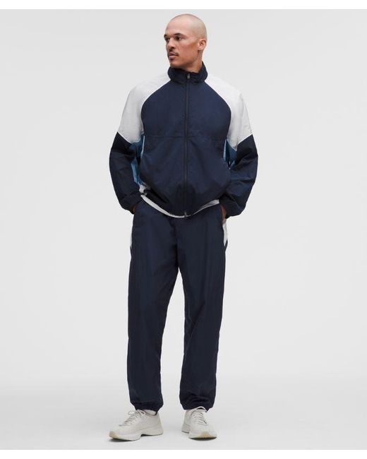 lululemon athletica Blue – Nylon Relaxed Track Pants Regular – – Size Large for men