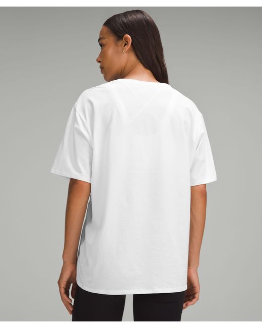 lululemon athletica White Side-cinch Cotton T-shirt