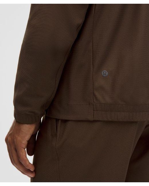 lululemon athletica Brown – Knit Warm-Up Jacket – – Size Small for men