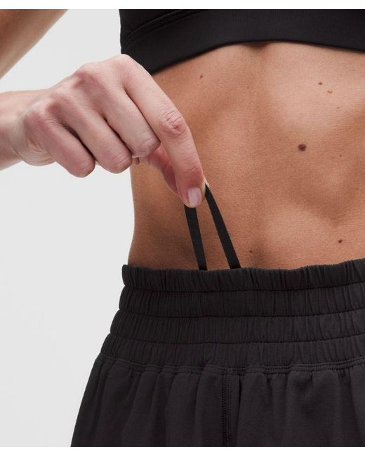 lululemon athletica Black Shake It Out High-Rise Running Short 2.5"
