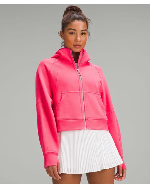 lululemon athletica Pink Scuba Oversized Full-zip Hoodie