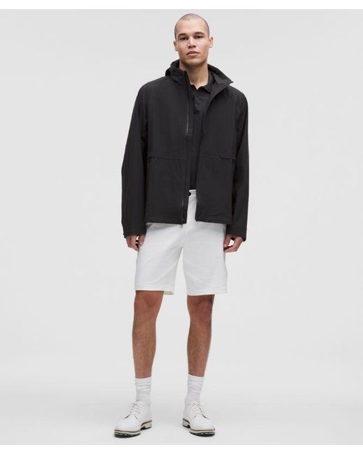 lululemon athletica Black Waterproof Golf Jacket for men