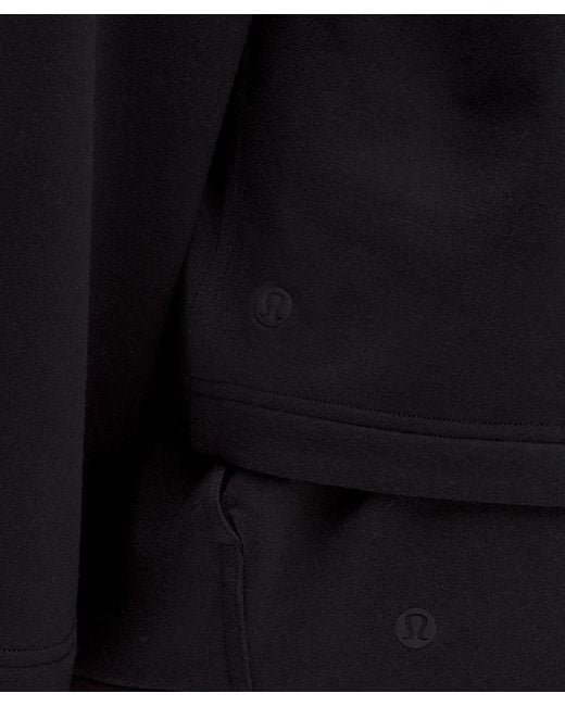 lululemon athletica Black – Becalm V-Neck Hoodie Fabric – – Size Large