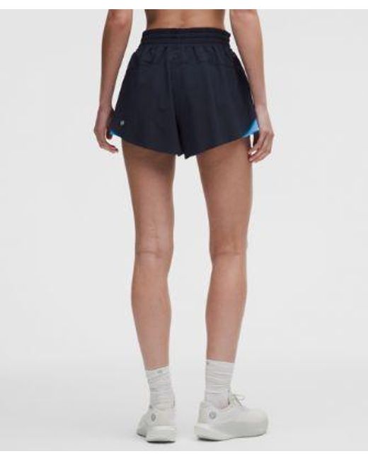 lululemon athletica Blue Shake It Out High-Rise Running Short 2.5"