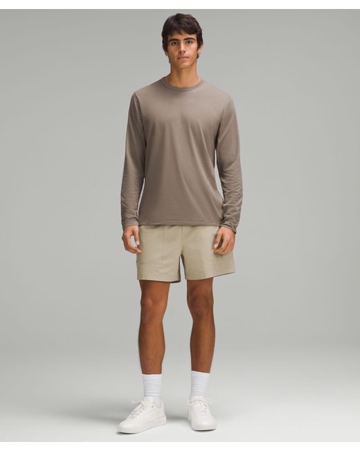 lululemon athletica Natural Bowline Shorts 5" Stretch Cotton Versatwill for men