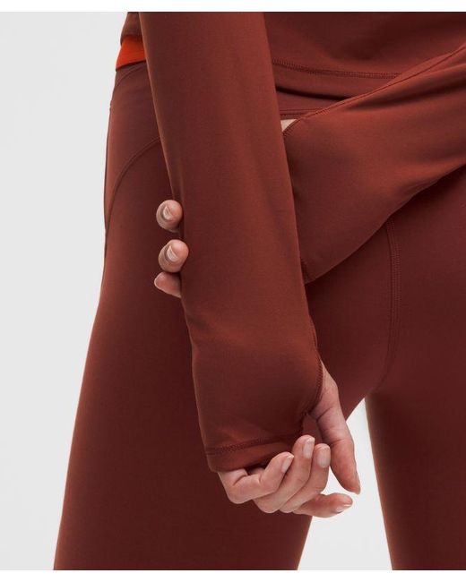 lululemon athletica Red – Wunder Train Full-Zip Jacket – – Size 14