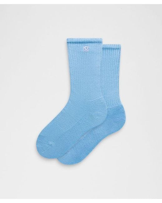 lululemon athletica Blue Daily Essential Crew Socks