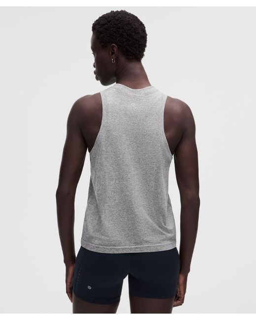 lululemon athletica Gray Swiftly Relaxed Tank Top Hip Length