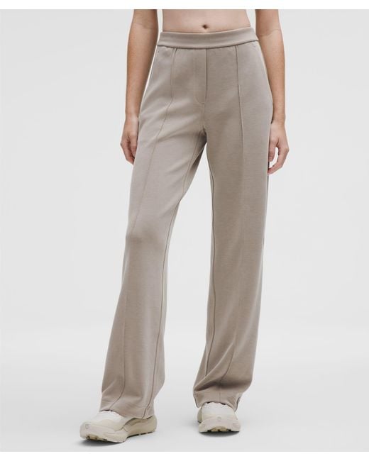 lululemon athletica Natural Softstreme Pintuck Mid-Rise Pant