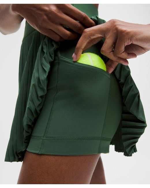 lululemon athletica Green Repleat High-Rise Tennis Skirt