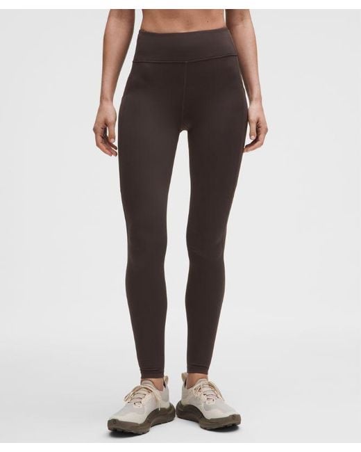 lululemon athletica White Fast And Free 6-Pocket Thermal Tight 28"