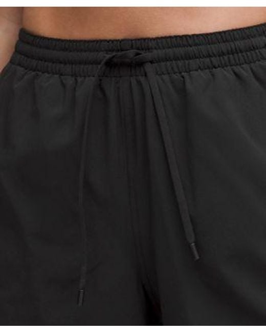 lululemon athletica Black Pace Rival High-Rise Shorts 3"