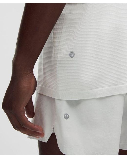 lululemon athletica White – Metal Vent Tech Relaxed-Fit Short-Sleeve Shirt – – Size Large for men