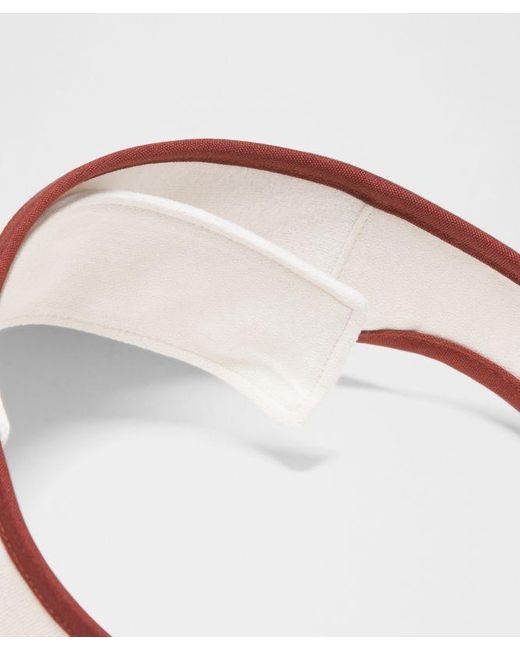 lululemon athletica Pink – Removable Sweatband Cotton Canvas Visor Hat – – Size Large/Xl