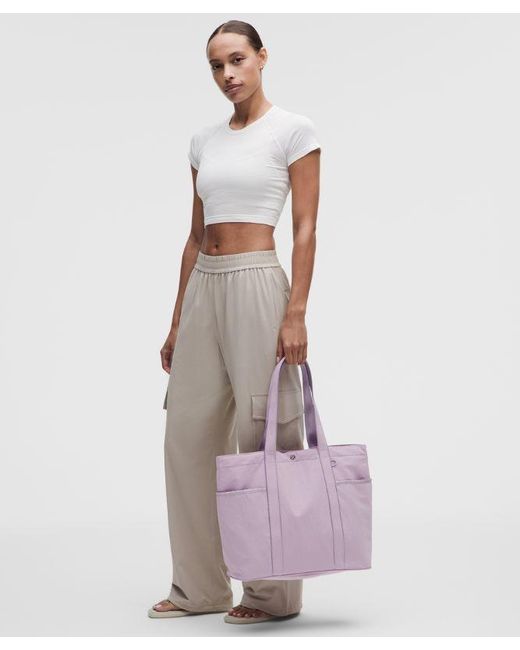 lululemon athletica Purple Daily Multi-Pocket Tote Bag 20L