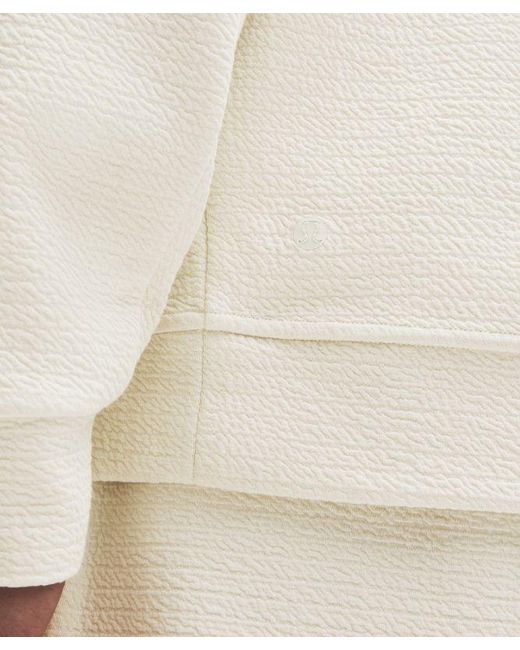 lululemon athletica Natural Textured Spacer Hoodie for men