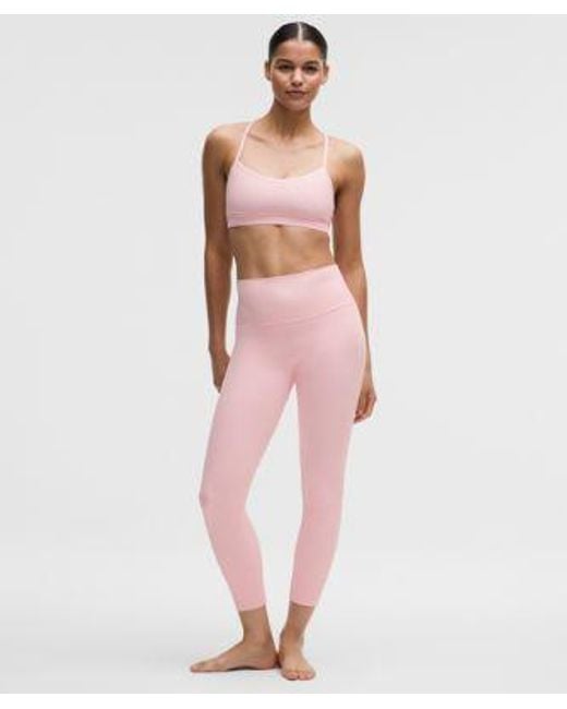 lululemon athletica Pink Align No Line High-Rise Pant 25"