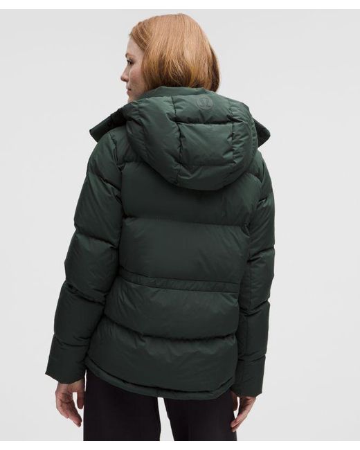 lululemon athletica Green – Wunder Puff 644-Down-Fill Jacket – – Size 4