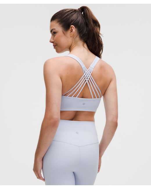 lululemon athletica White Flexyflex Strappy Yoga Bra