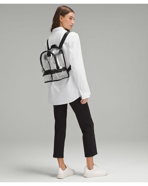 lululemon athletica Gray – Clear Backpack Mini 10L Logo –