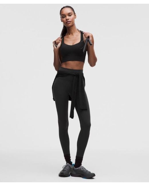 lululemon athletica Black – Like A Cloud Train Sports Bra Medium Support, B/C Cup – – Size 14