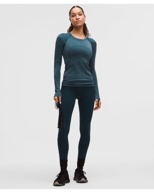 lululemon athletica Blue Swiftly Tech Long-Sleeve Shirt 2.Hip Length