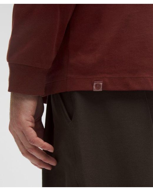 lululemon athletica Red – Heavyweight Jersey Long-Sleeve Shirt – – Size Large for men