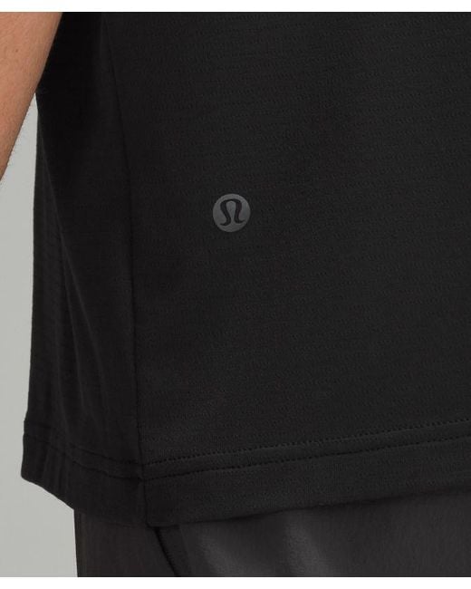 lululemon athletica Black – License To Train Relaxed Short-Sleeve Shirt – – for men