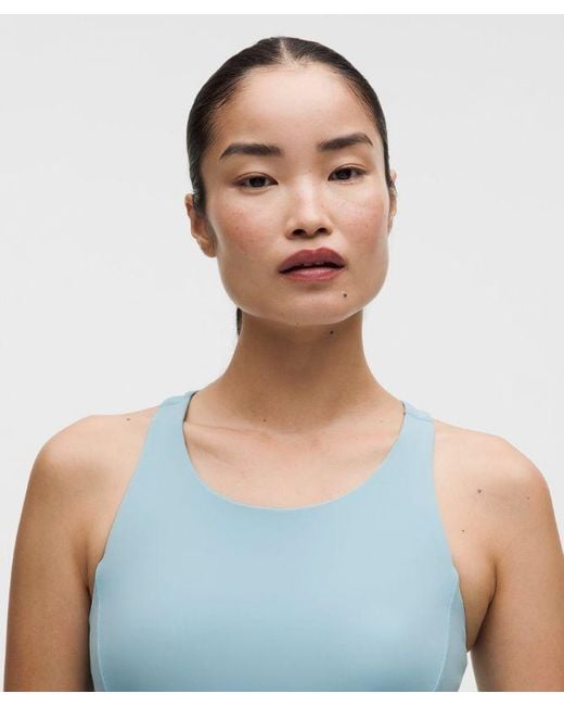 lululemon athletica Blue – Wunder Train Racerback Tank Top Medium Support, B/C Cup – – Size 4