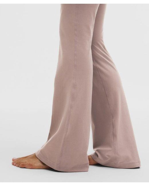 lululemon athletica White Groove Nulu High-Rise Flared Pant