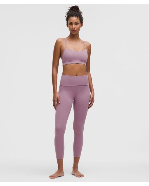 lululemon athletica Purple Groove Nulu Foldover-Waist Tight 25"