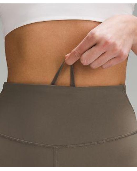 lululemon athletica Brown Fast And Free High-Rise Leggings 25" 5 Pocket