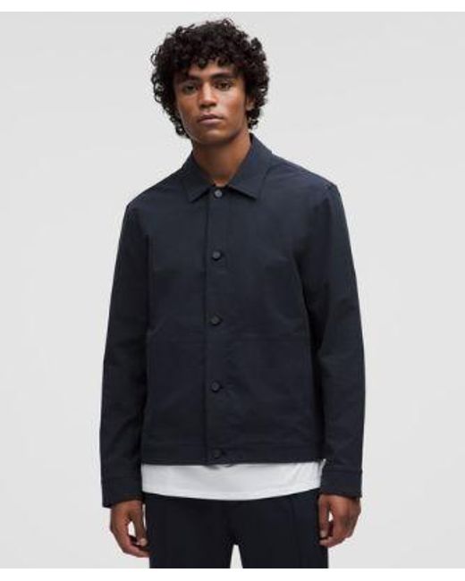 lululemon athletica Blue – Versatwill Button-Up Jacket – – Size Large for men