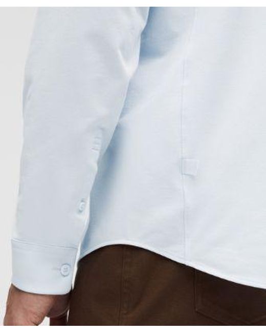 lululemon athletica White Commission Long-Sleeve Shirt for men
