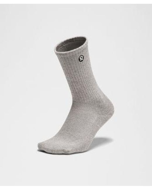 lululemon athletica Gray Daily Essential Crew Socks