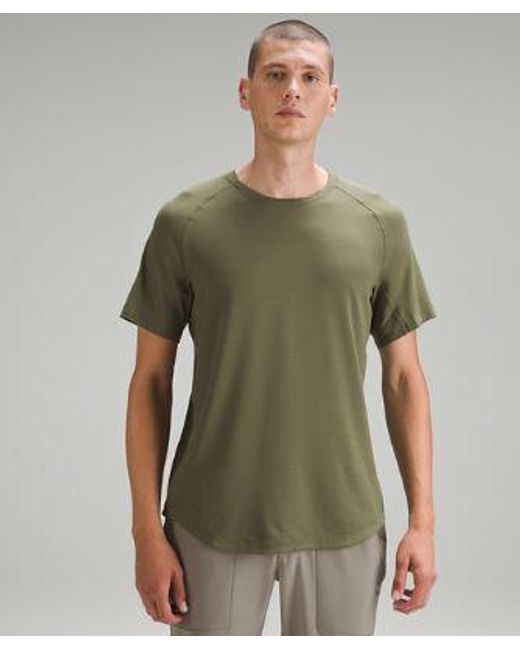 lululemon athletica Green – License To Train Short-Sleeve Shirt – – for men