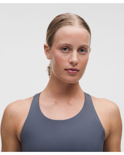 lululemon athletica Blue Wunder Train Racerback Tank Top
