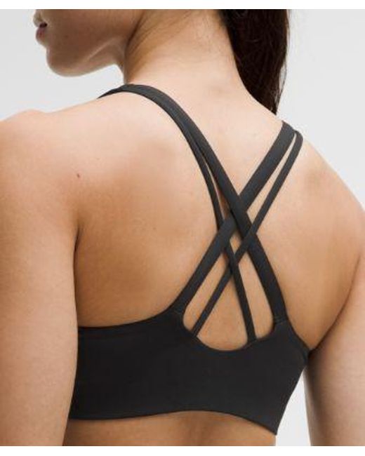 lululemon athletica Black Energy Bra Medium Support, B-D Cups