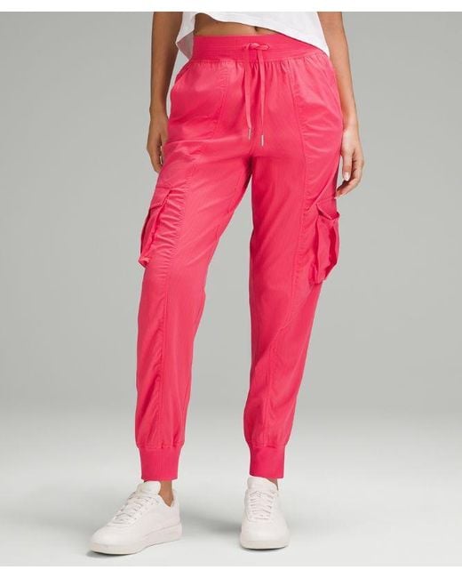 lululemon athletica Pink Dance Studio Relaxed-fit Mid-rise Cargo Joggers